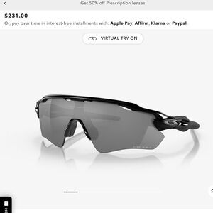COPY - Oakley Radar Ev Prizm Sunglasses Brand new